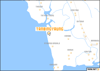 map of Tanbingyaung