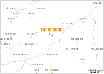 map of Tanbouandi