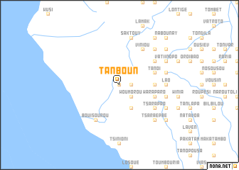 map of Tanboun