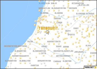 map of Tanbourît