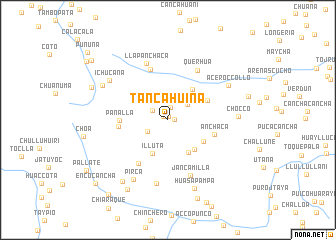 map of Tancahuiña