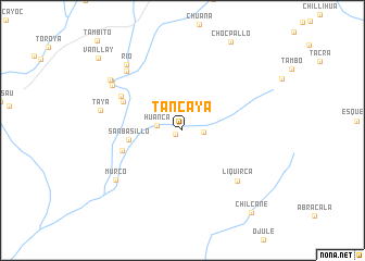 map of Tancaya