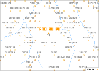 map of Tanchaukpin