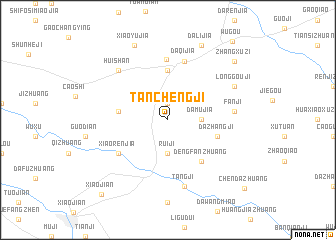 map of Tanchengji