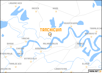 map of Tanchicuín