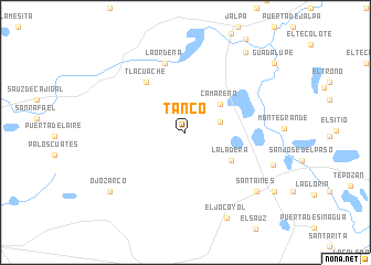 map of Tanco