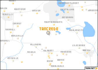 map of Tancrede