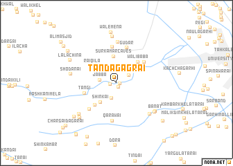 map of Tānda Gāgrai