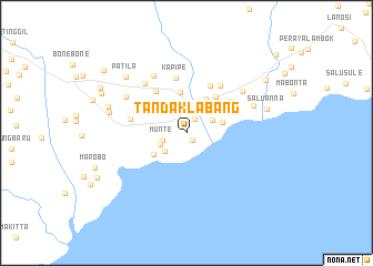 map of Tandaklabang