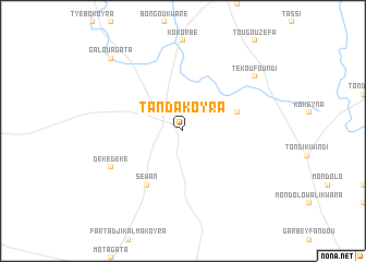 map of Tanda Koyra