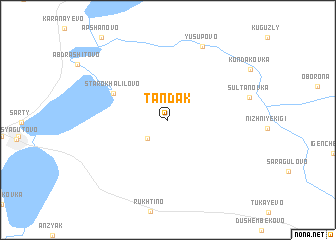 map of Tandak