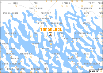 map of Tandal Bol