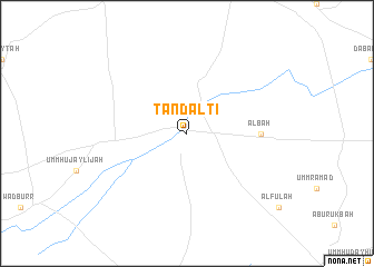 map of Tandaltī