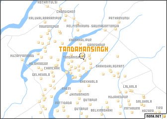 map of Tānda Mānsingh