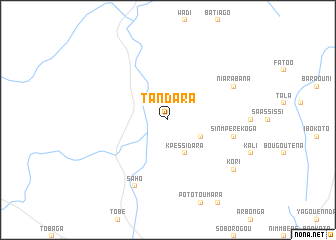 map of Tandara