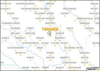 map of Ţandăra
