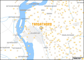 map of Tanda Thoro