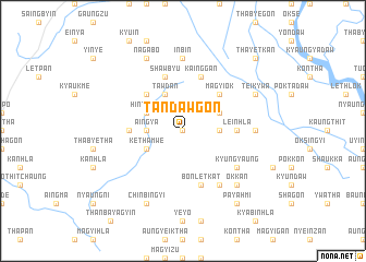 map of Tandawgon