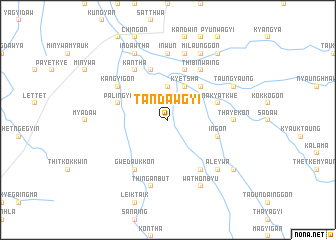 map of Tandawgyi