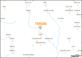 map of Tandaw