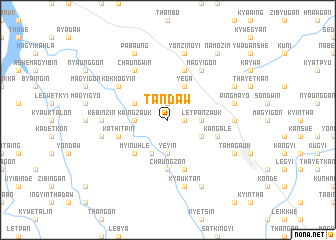 map of Tandaw