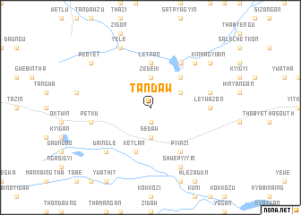 map of Tandaw