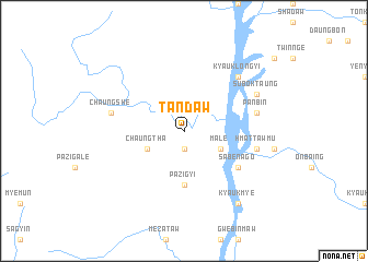 map of Tandaw