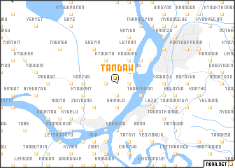 map of Tandaw