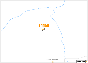 map of Tanda