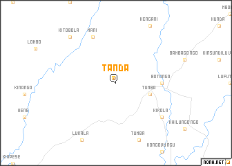 map of Tanda