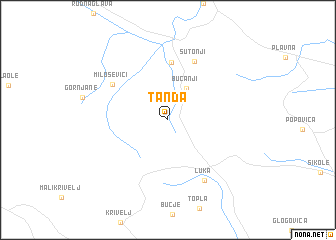 map of Tanda