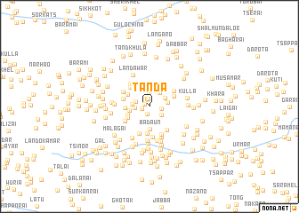 map of Tanda