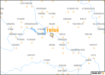 map of Tanda