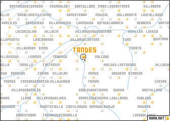 map of Tandes