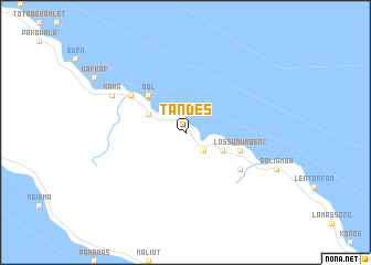 map of Tandes