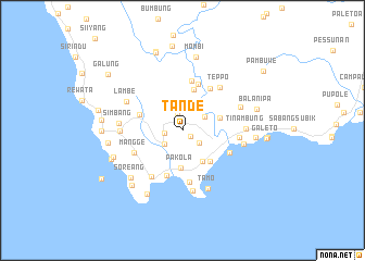 map of Tande