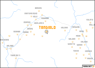 map of Tandialo