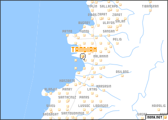 map of Tandiam