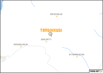 map of Tāndikkudi