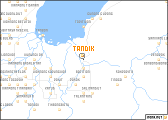 map of Tandik