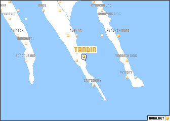 map of Tandin