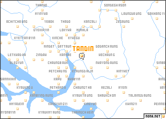 map of Tandin