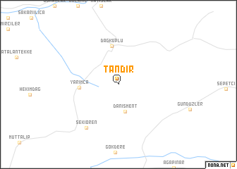 map of Tandır