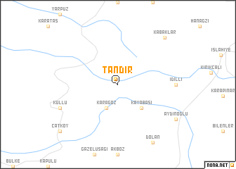 map of Tandır