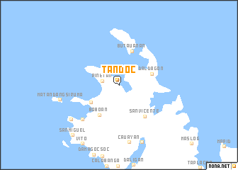 map of Tandoc