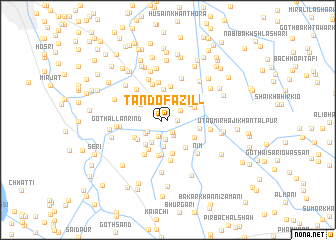 map of Tando Fāzil