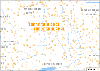 map of Tando Ghulām Ali