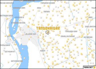 map of Tando Haidar