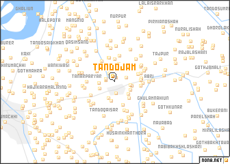 map of Tando Jām