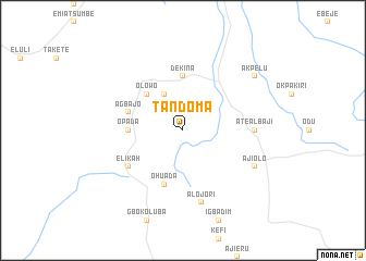 map of Tandoma